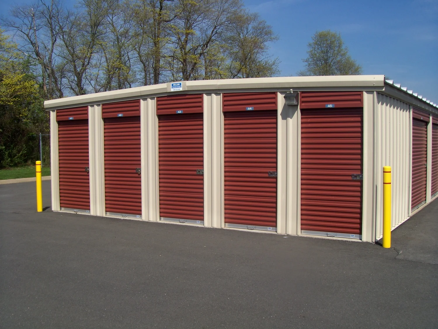 Storage unit row at Hopewell Valley Self Storage